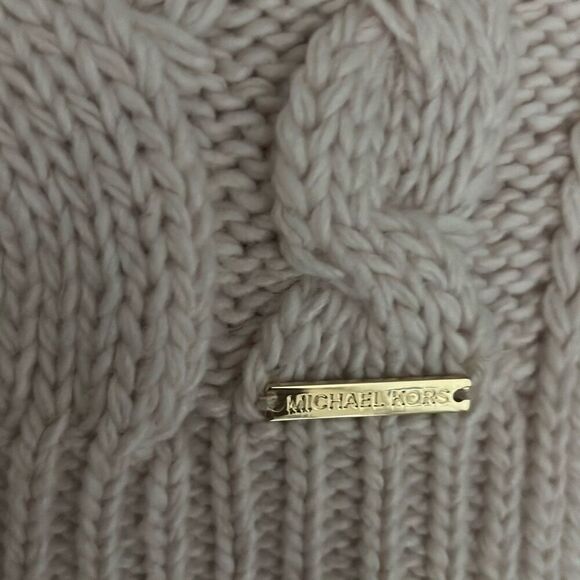 ✨Michael Kors Access Cable Knit Blush Pink One Size Scarf✨ - Picture 5 of 5